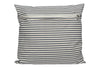 Grey Striped Pillow