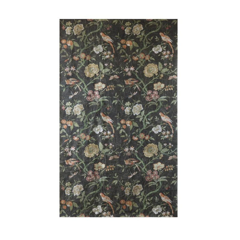 Black & Floral Decorator Paper