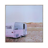 Desert Day Pink Camper Wall Art