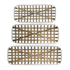 Open Weave Wood Baskets, Set of 3