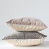 Taupe Velvet Pillow