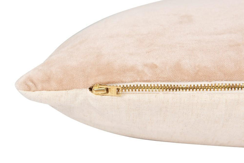 Taupe Velvet Pillow