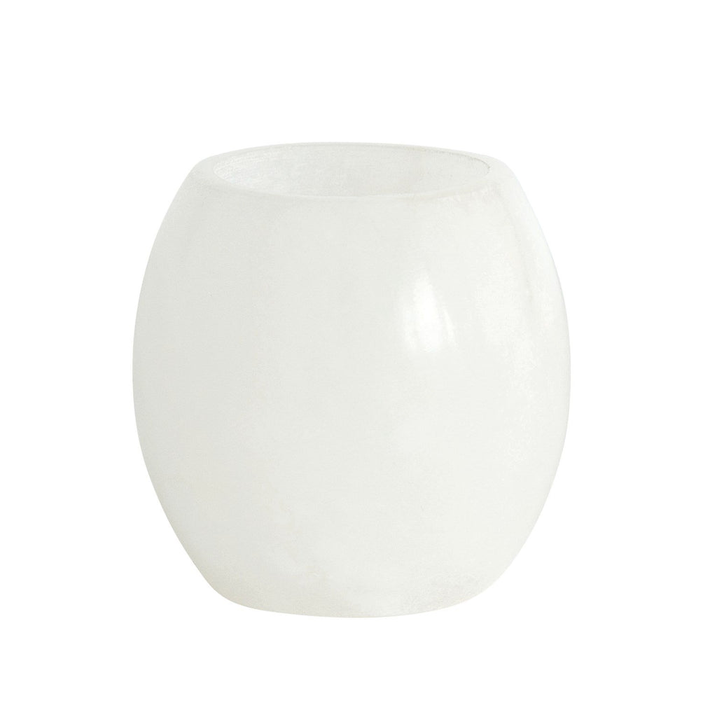 Round Alabaster Votive Holder