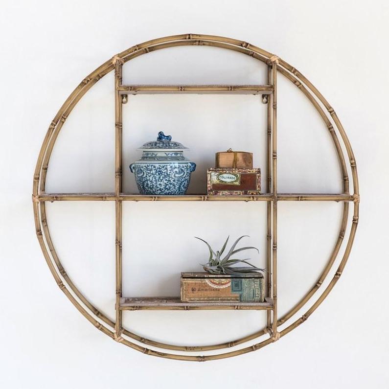 Bamboo Wall Shelf