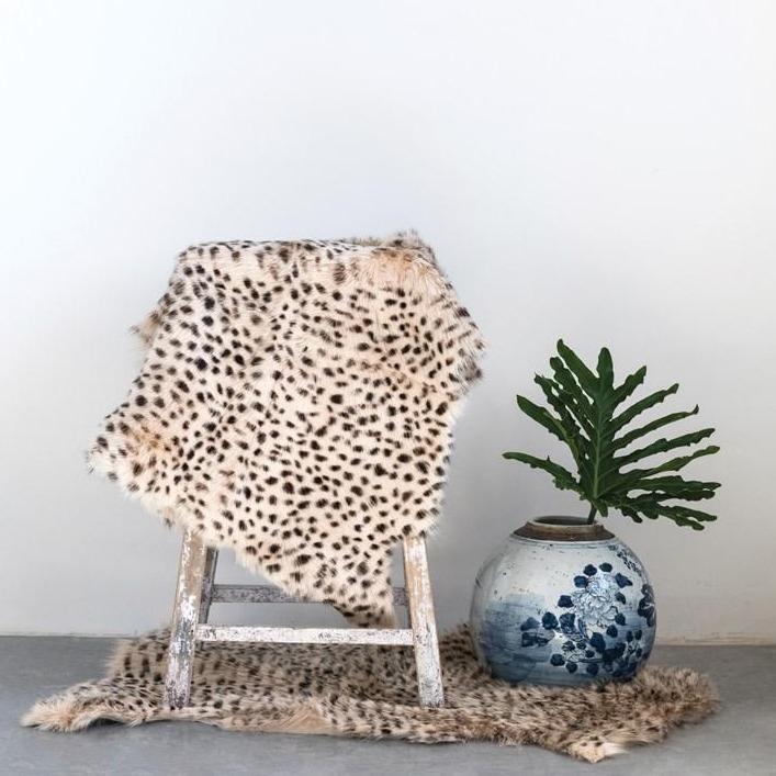 Leopard Print Rug