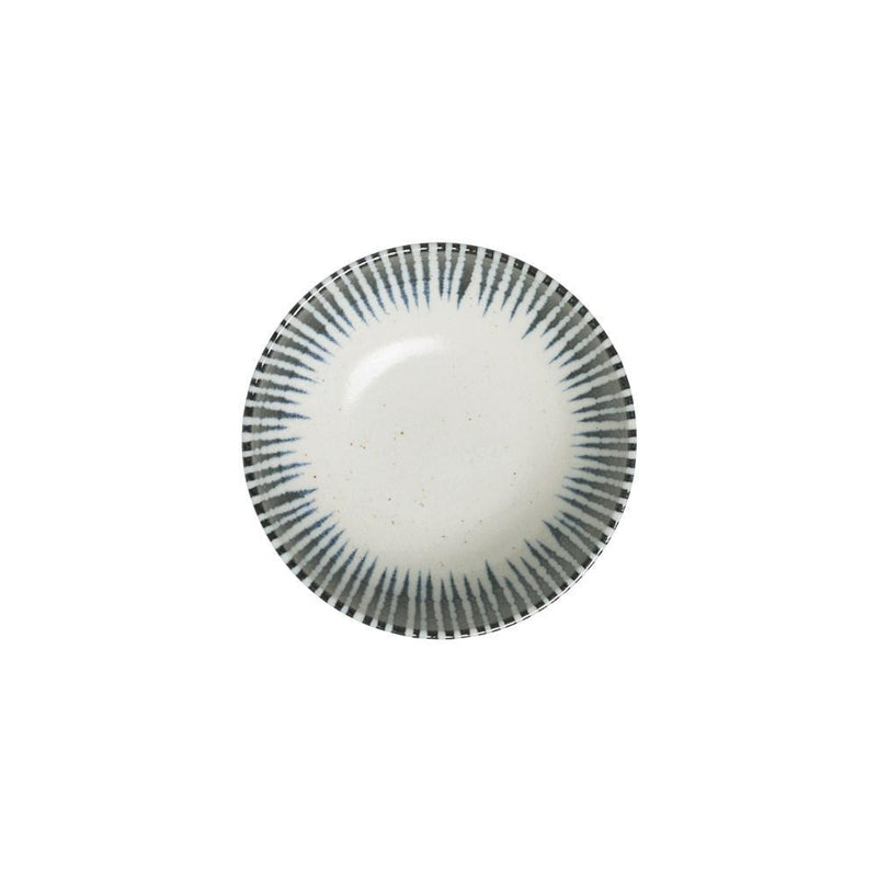 White Porcelain Bowl with Blue Pattern