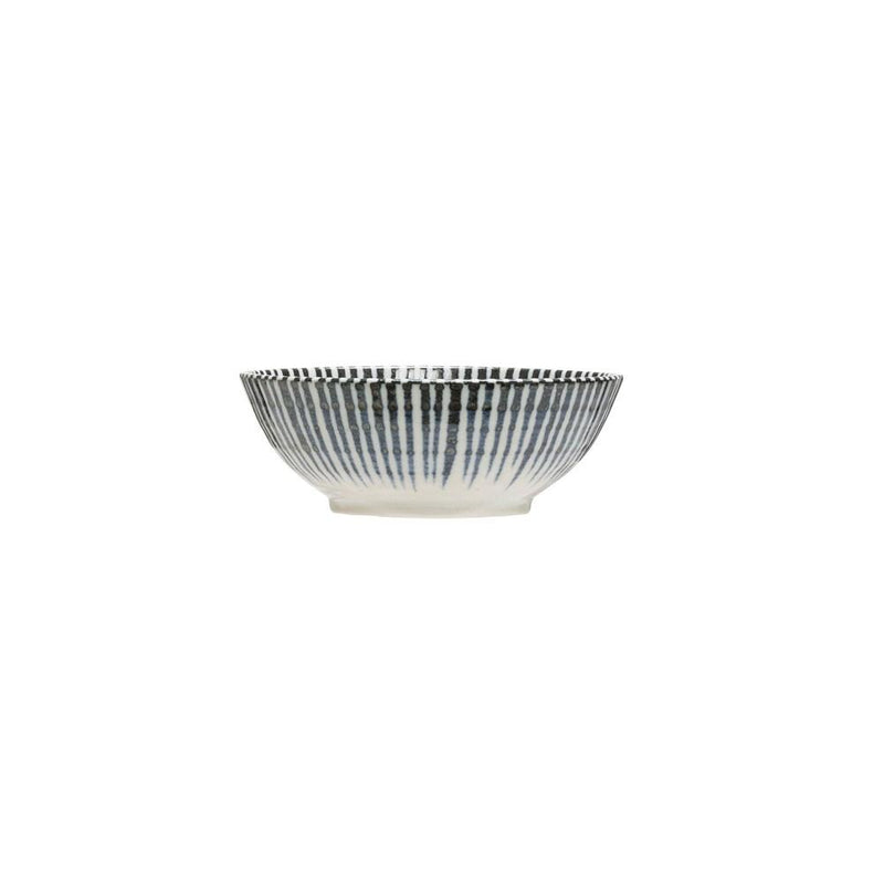 White Porcelain Bowl with Blue Pattern