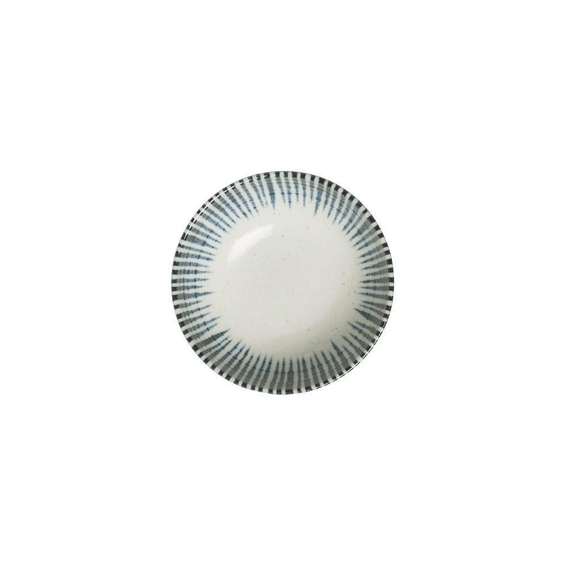 White Porcelain Bowl with Blue Pattern