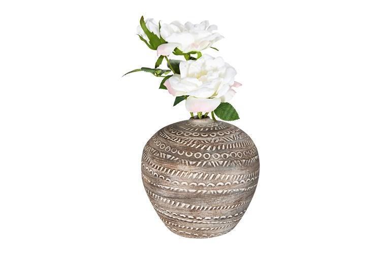 Debossed Teracotta Vase