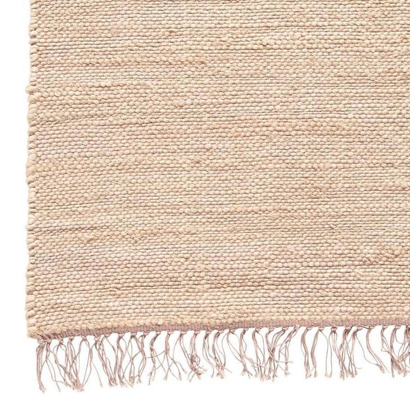 Blush Handwoven Jute & Chenille Runner