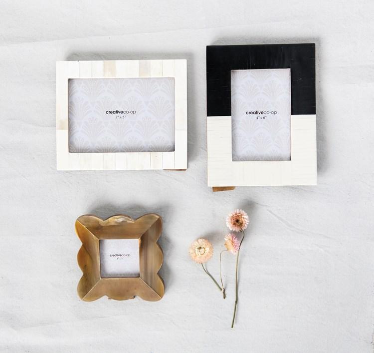 Resin Photo Frame with Scalloped Edge