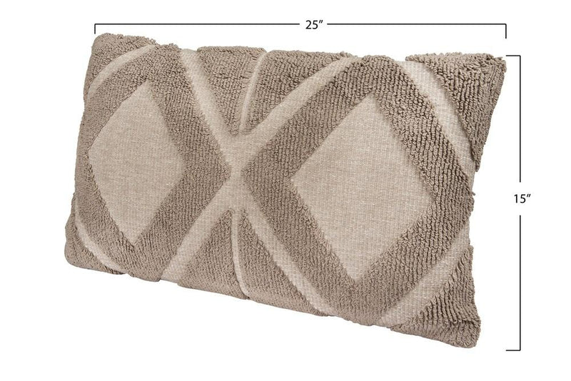 Taupe Lumbar Pillow