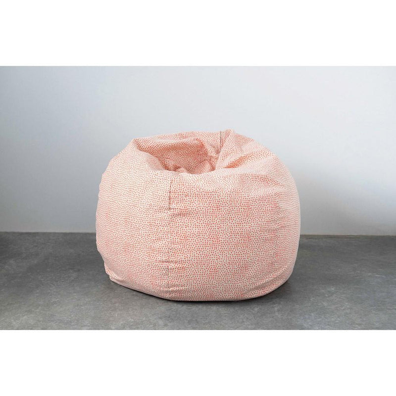 Pink Polka Dot Bean Bag