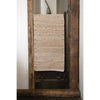 Natural & Black Cotton Jute Blend Runner