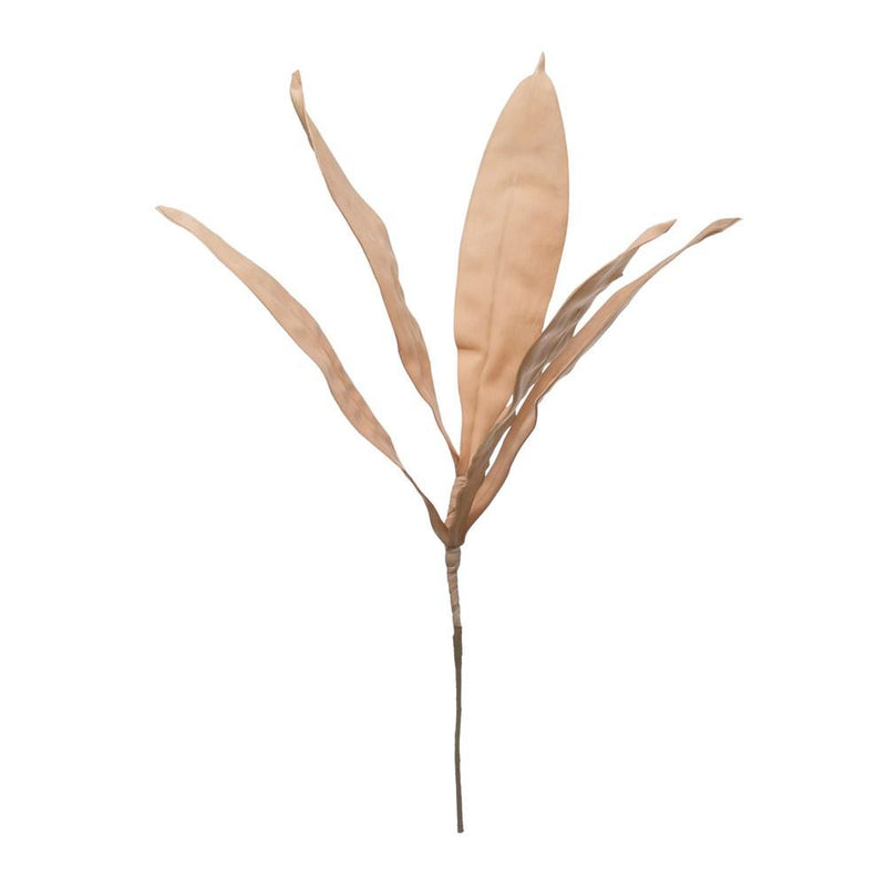 Faux Blush Reed Leaf Stem