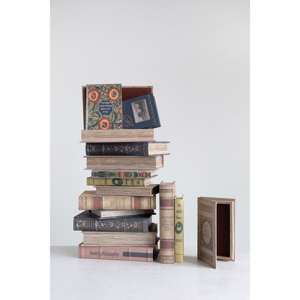 "Histoire Naturelle" Book Boxes, Set of 2