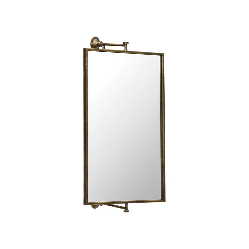 Antique Gold Swivel Wall Mirror