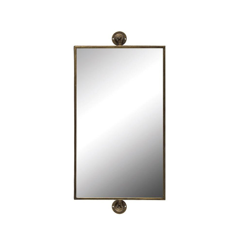 Antique Gold Swivel Wall Mirror