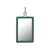 Green Wood Framed Mirror