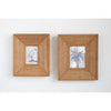 Wood and Raffia Photo Frame