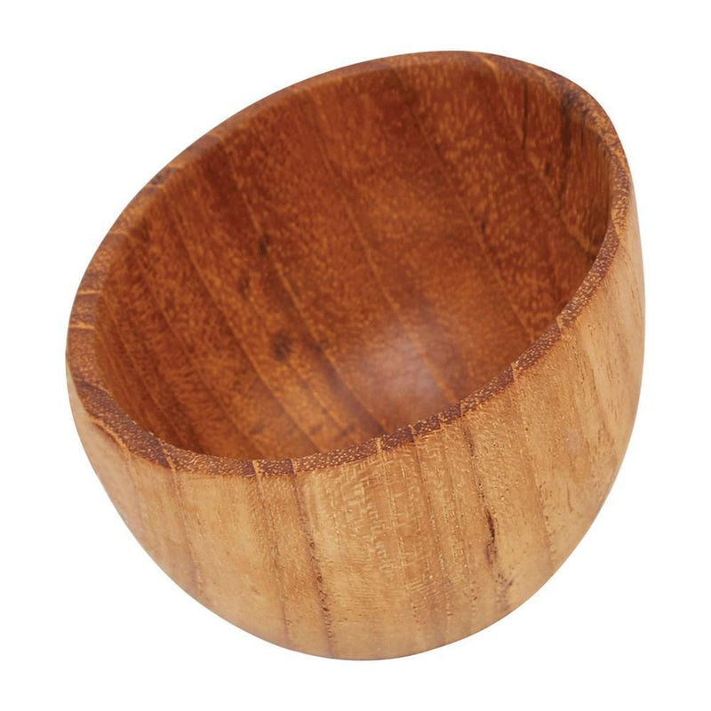 Teak Wood Single Egg Holder/Pinch Pot