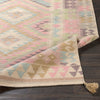 Adia Rug in Rose & Khaki