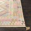 Adia Rug in Rose & Khaki