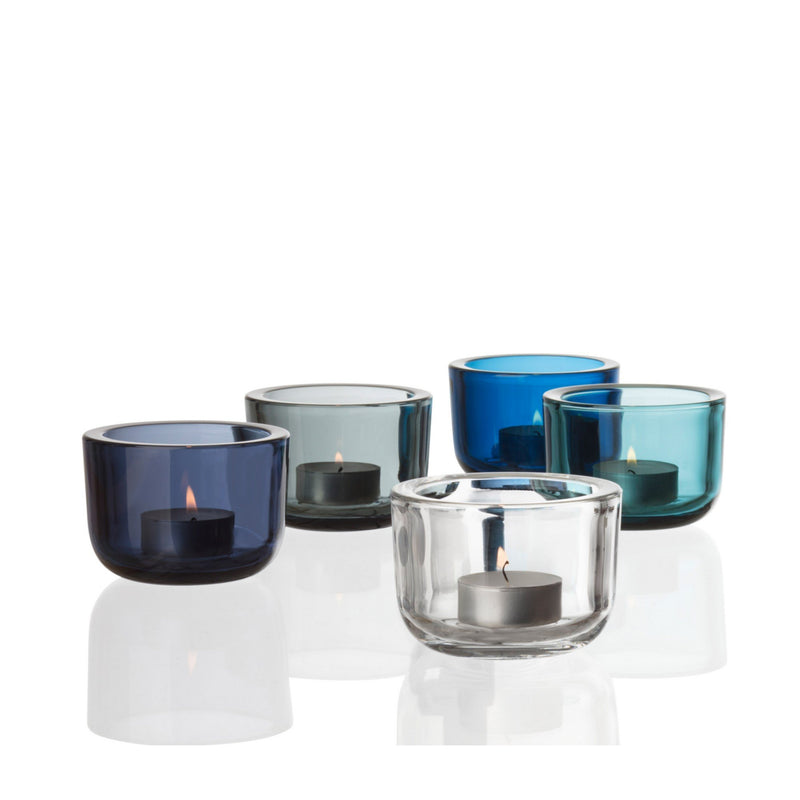 Valkea Tealight Candle Holder in Various Colors design by Harri Koskinen for Iittala