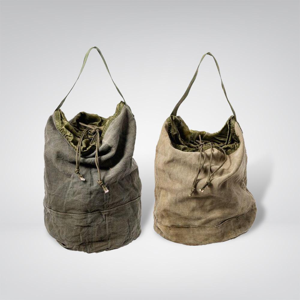 Vintage Material Drawstring Bag