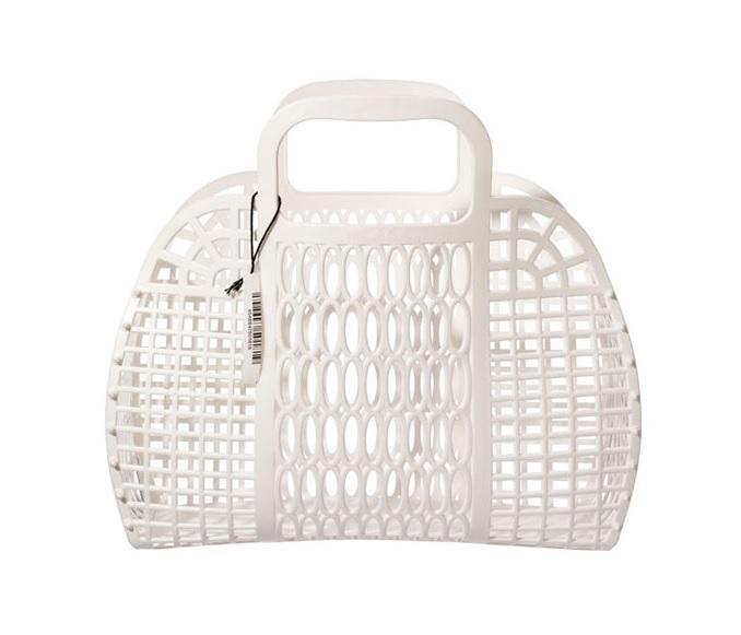 Plastic Market Bag - Large White