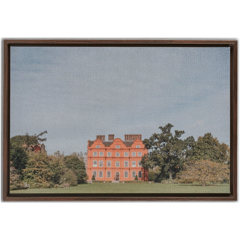 Maison Orange Framed Canvas