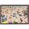 Bright Beach Framed Canvas