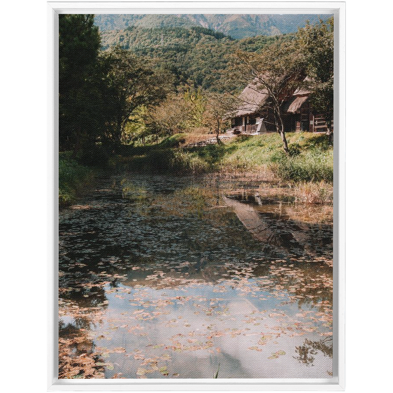 Village Framed Canvas