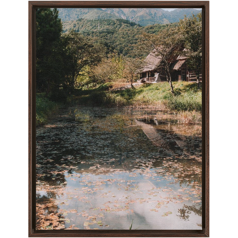 Village Framed Canvas