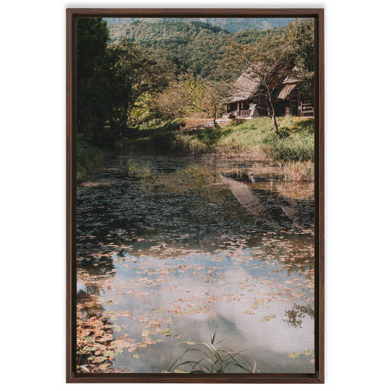 Village Framed Canvas