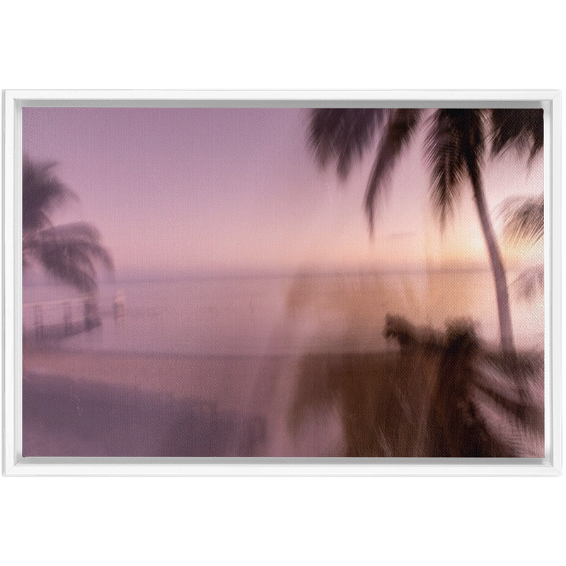 Tahitian Sunrise Framed Canvas