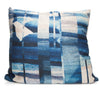 Indigo Offset Throw Pillow