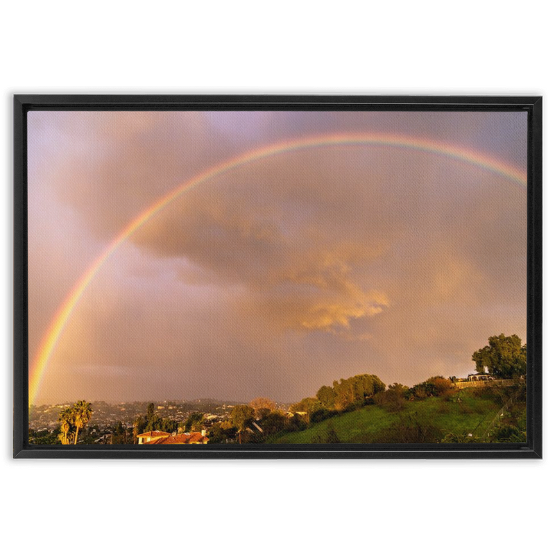 Rainbow 2 Framed Stretched Canvas