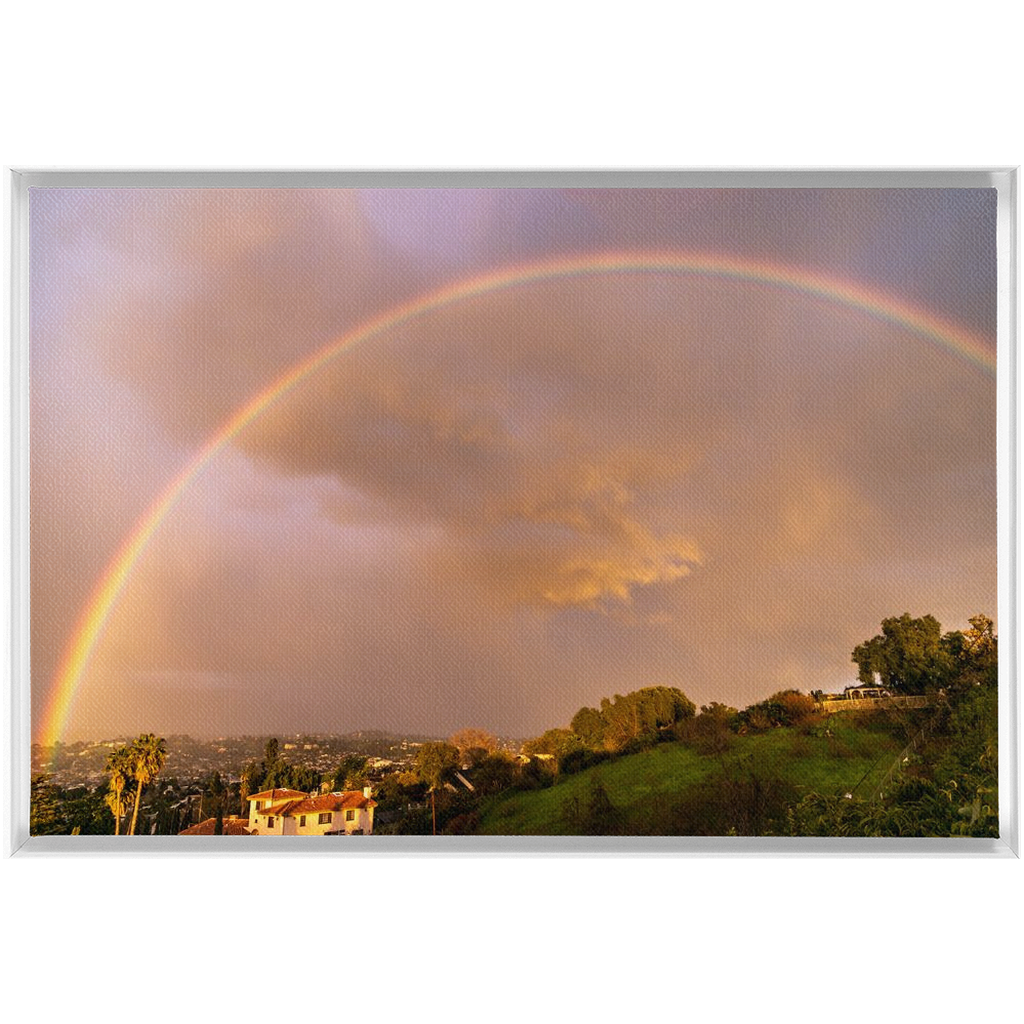 Rainbow 2 Framed Stretched Canvas