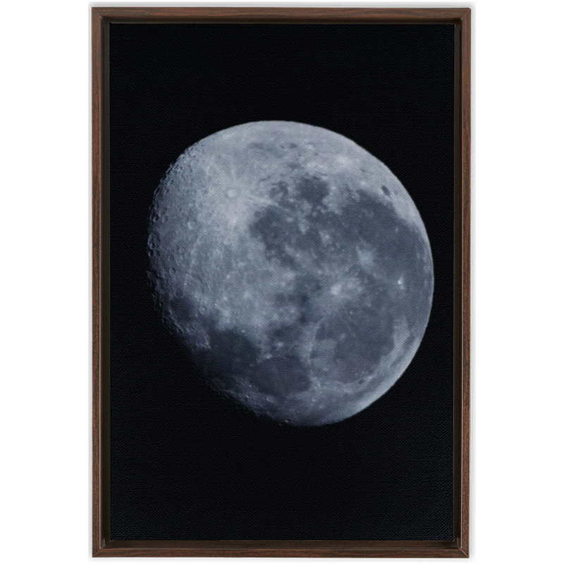 Bue Moon Framed Canvas