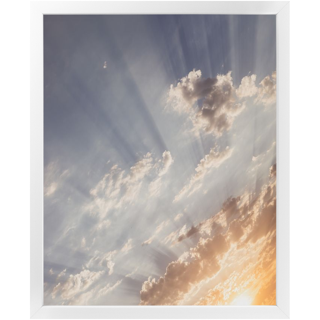 Cloud Library 3 Framed Print