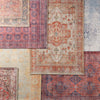 Rhoda Medallion Orange & Ivory Area Rug