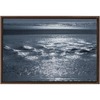 Silver Sea Framed Canvas