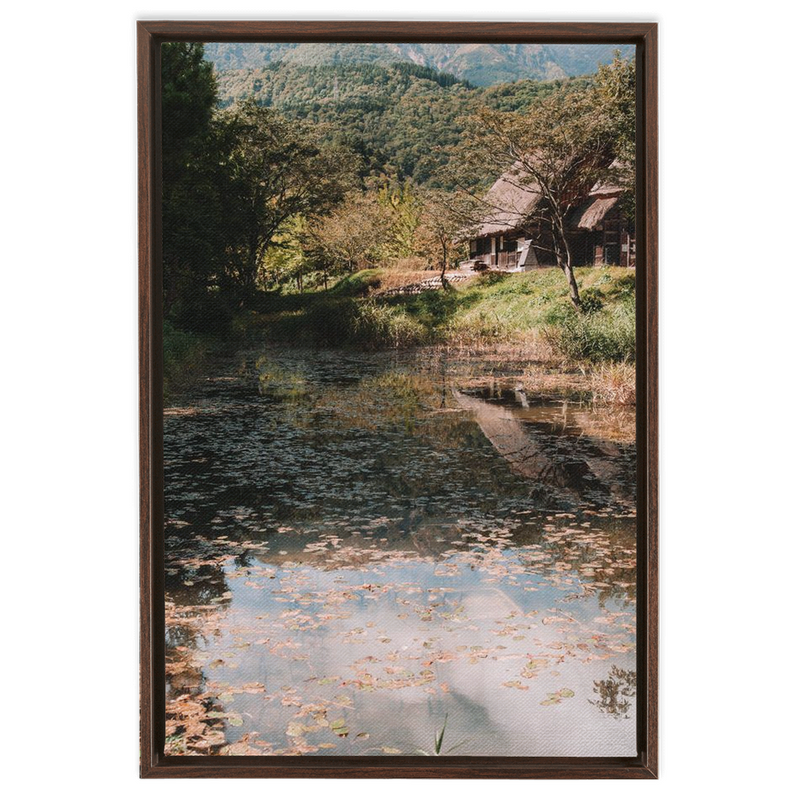 Village Framed Canvas