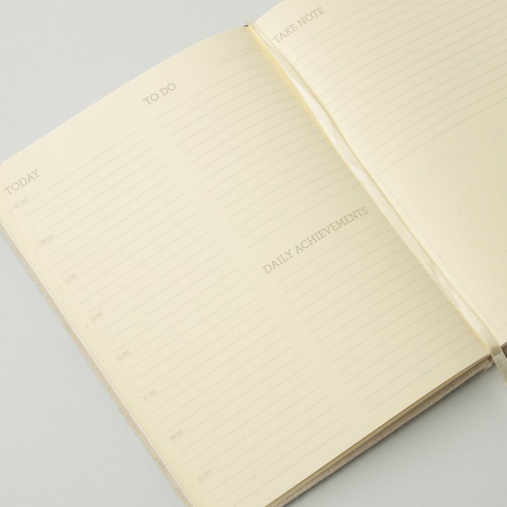 Take Note' Linen Planner design by Izola