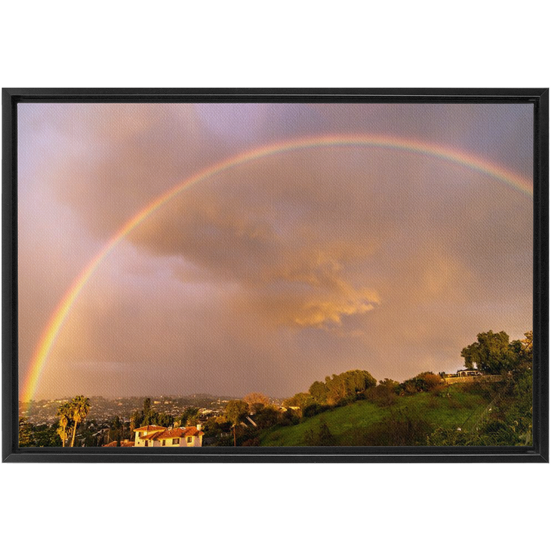 Rainbow 2 Framed Stretched Canvas