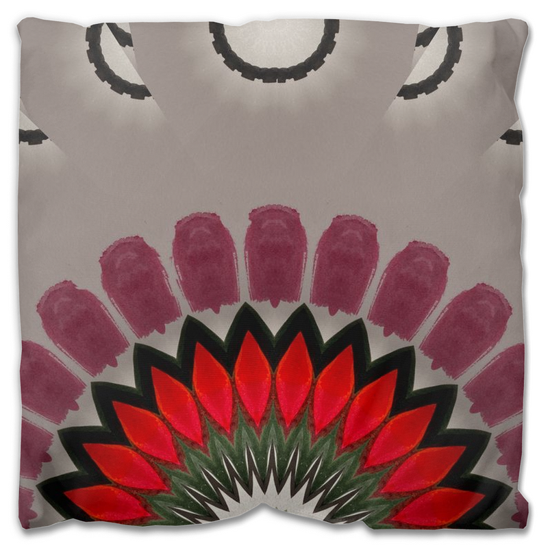 Big Bloom Throw Pillow