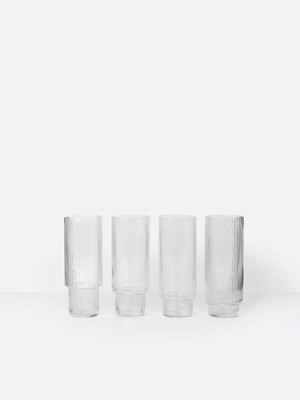 Ripple Long Drink Glass Set