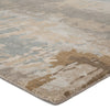 Benna Handmade Abstract Brown & Gray Area Rug