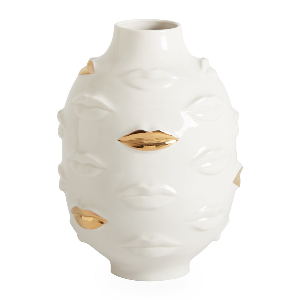 Gilded Gala Round Vase